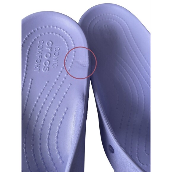 Crocs Classic Flip Flops Toe Thong Comfort Sandals - Picture 2 of 8